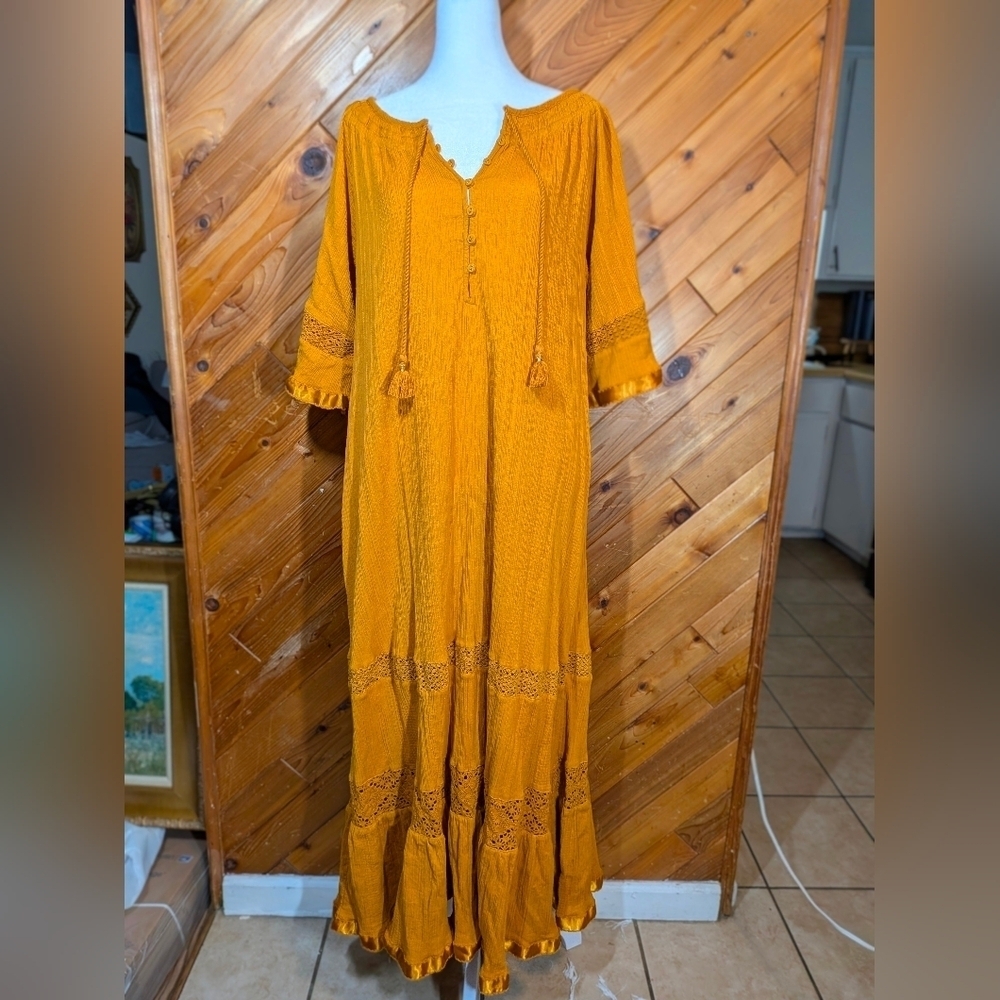 Spell Serenade Terracotta Dress Size XL - Picture 2 of 6